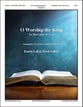 O Worship the King Handbell sheet music cover